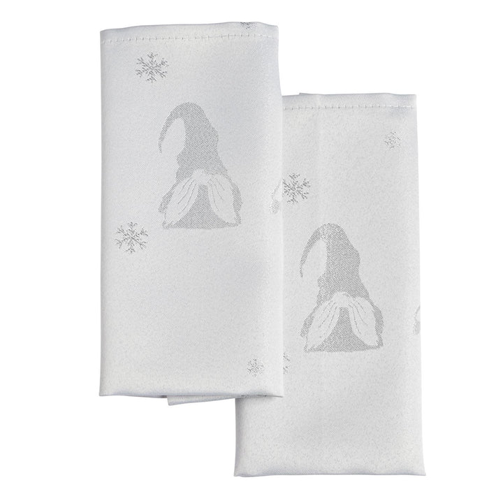 A variety of White/Silver Napkin sets, enhancing your table decor