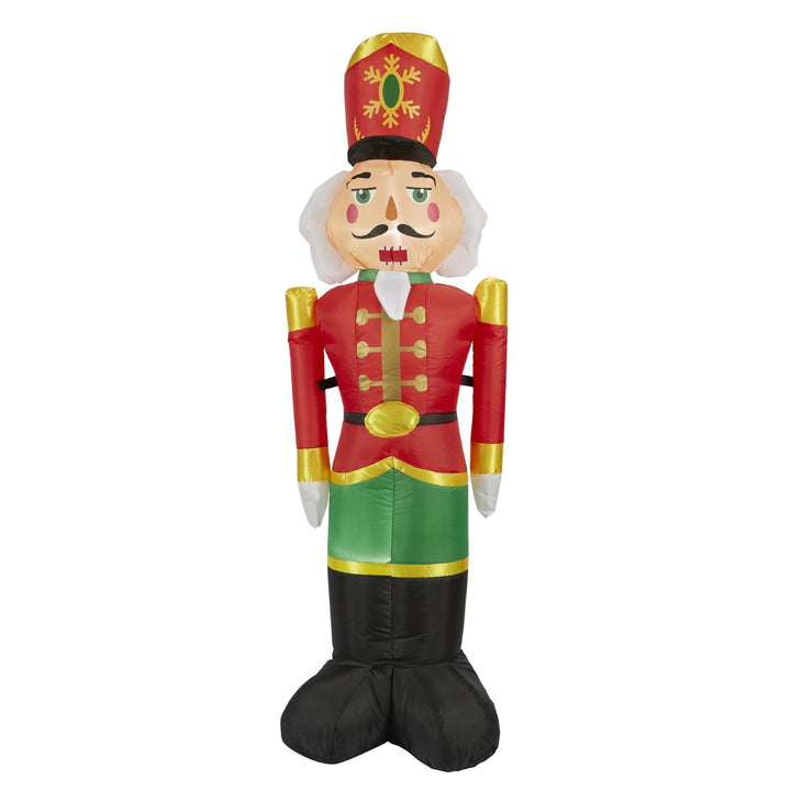 Illuminate your holidays with self-inflating Nutcracker porch decorations by Celebright.
