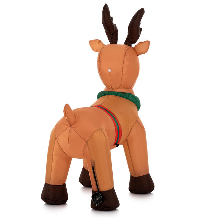 Embrace outdoor winter magic with Celebright's self-inflating Reindeer decoration