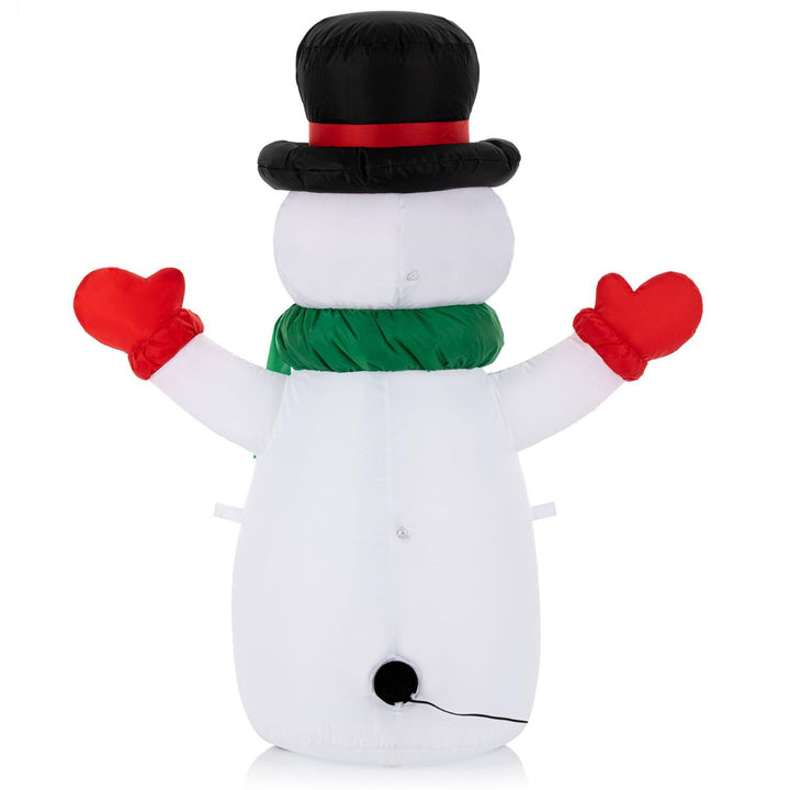 Spread holiday cheer with Celebright's cheerful Snowman inflatables for your porch.