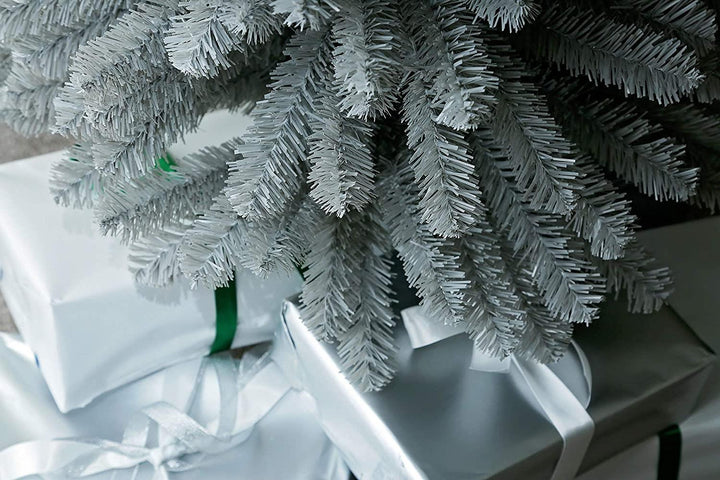 Elevate your holiday appeal with a chic 6ft Grey Artificial Christmas Tree.