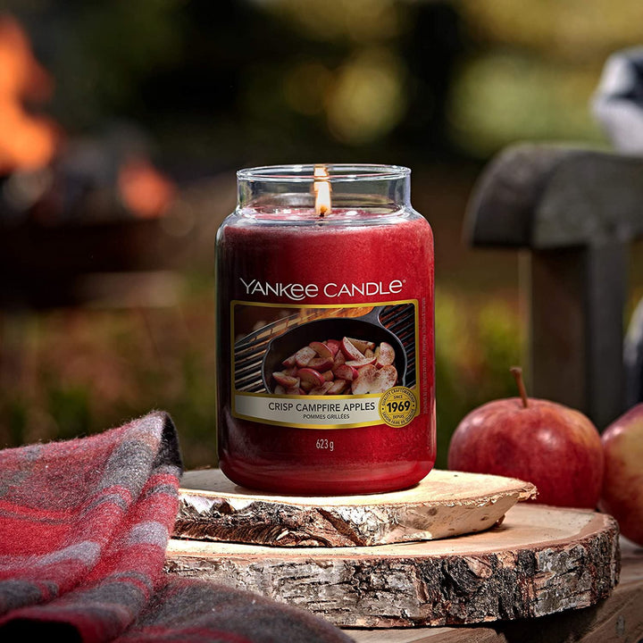 Crisp Campfire Apples Yankee Candle - Cozy Home Fragrance