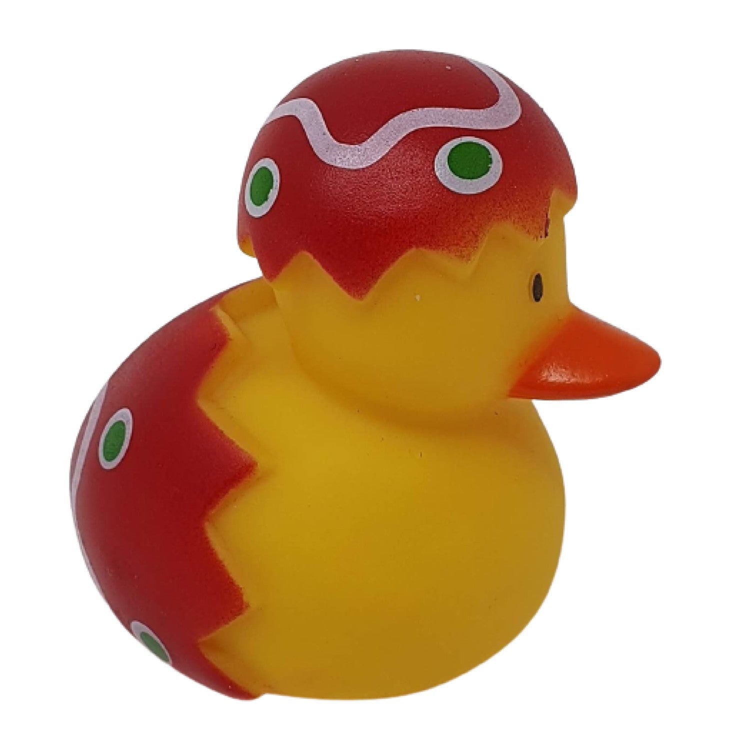 Quackers Easter Egg Rubber Ducks Bath Toys - Pack of 6 Fun Kids