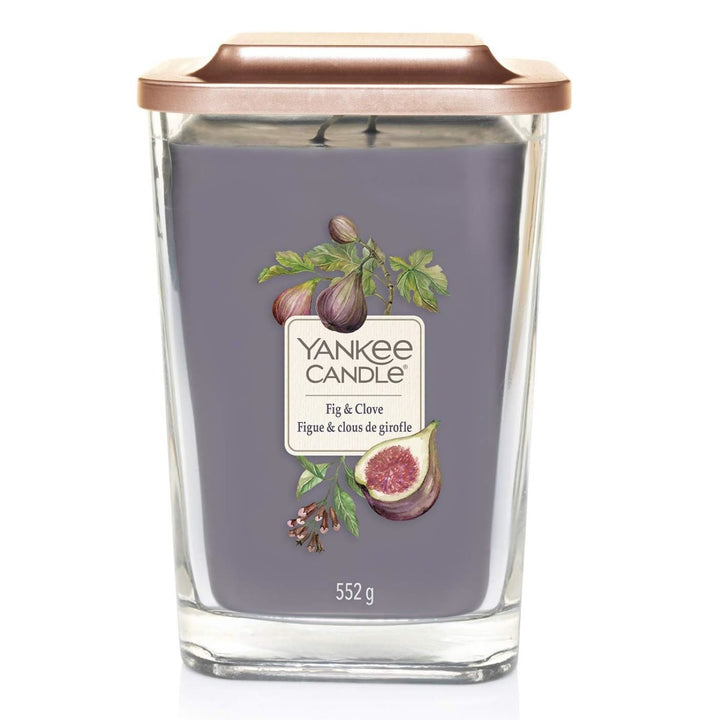 Fig & Clove Yankee Candle from the Elevation Range - A cozy and comforting scent with up to 150 hours of burn time.