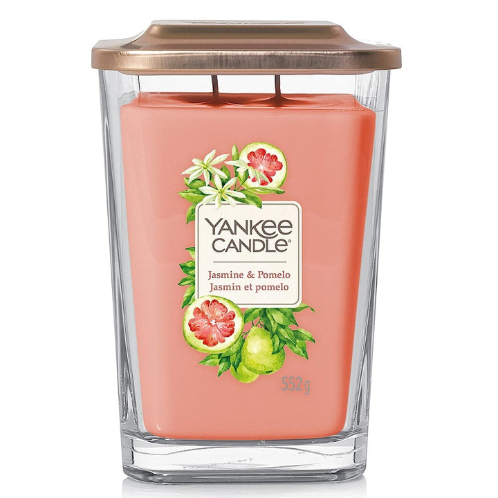 Jasmine & Pomelo scented candle from Yankee Candle's Elevation Range - An exotic and alluring fragrance.