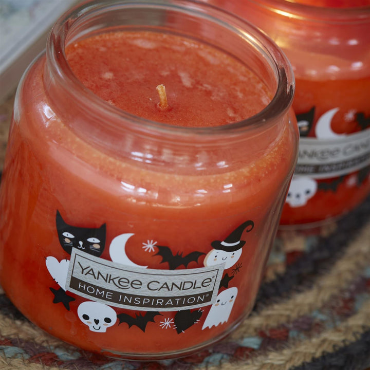 Medium-sized Perfect Pumpkin Candle, offering a captivating fall fragrance.