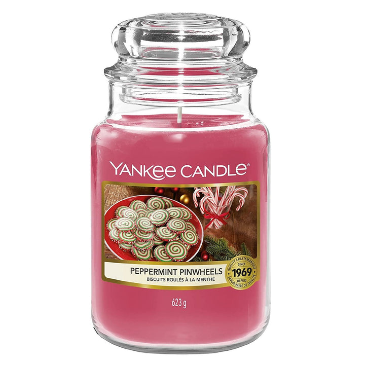Peppermint Pinwheels Yankee Candle - Refreshing Peppermint Scent