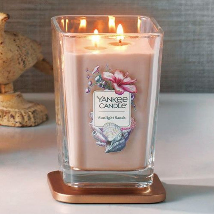 A bright and inviting image illustrating how scented candles from Yankee Candle Elevation can brighten up your living space.