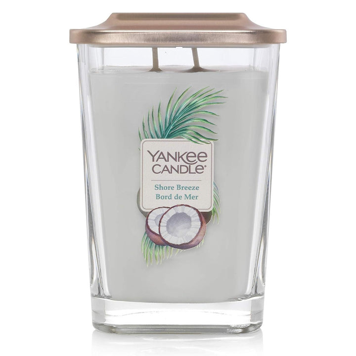 Shore Breeze scented candle from the Elevation Range by Yankee Candle - Experience the refreshing aroma of the coast.