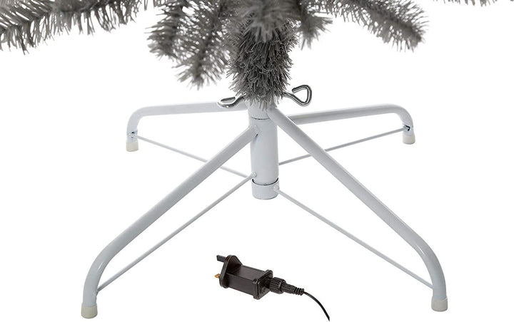 Make a modern holiday statement with a slim 6ft Grey Pencil Christmas Tree.