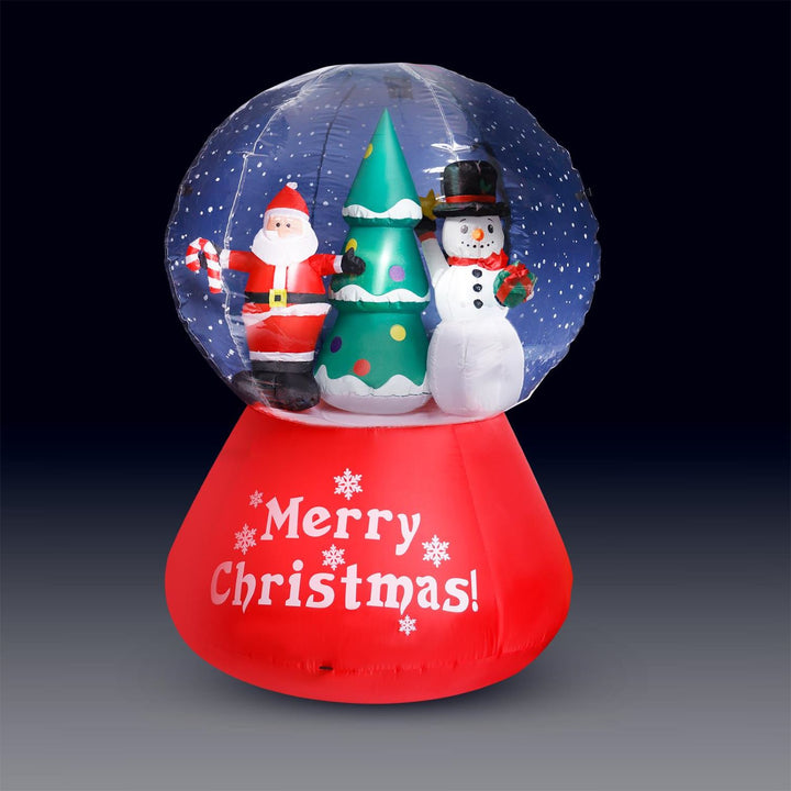 Bring the magic of a snowglobe to life with this 150cm Christmas inflatable, a captivating addition to your holiday decor in the UK.