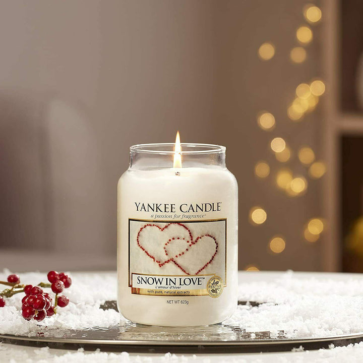 Snow in Love Embrace Winter with Yankee Candle