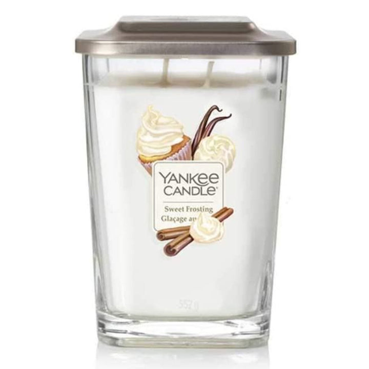Sweet Frostings Yankee Candle from the Elevation Range - A delightful and indulgent aroma.