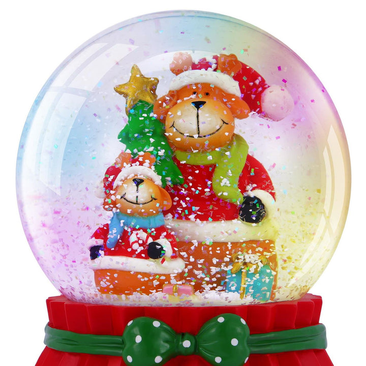 Whimsical snowglobe featuring a Reindeer Family, adding a touch of magic to your Christmas celebrations.