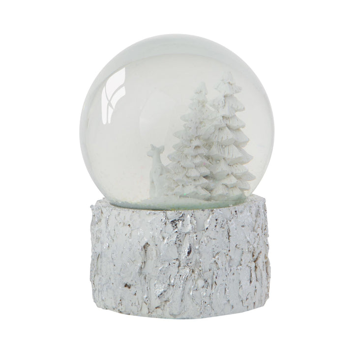 Wind up the holiday cheer and enjoy the magic of Christmas with this delightful snow globe.