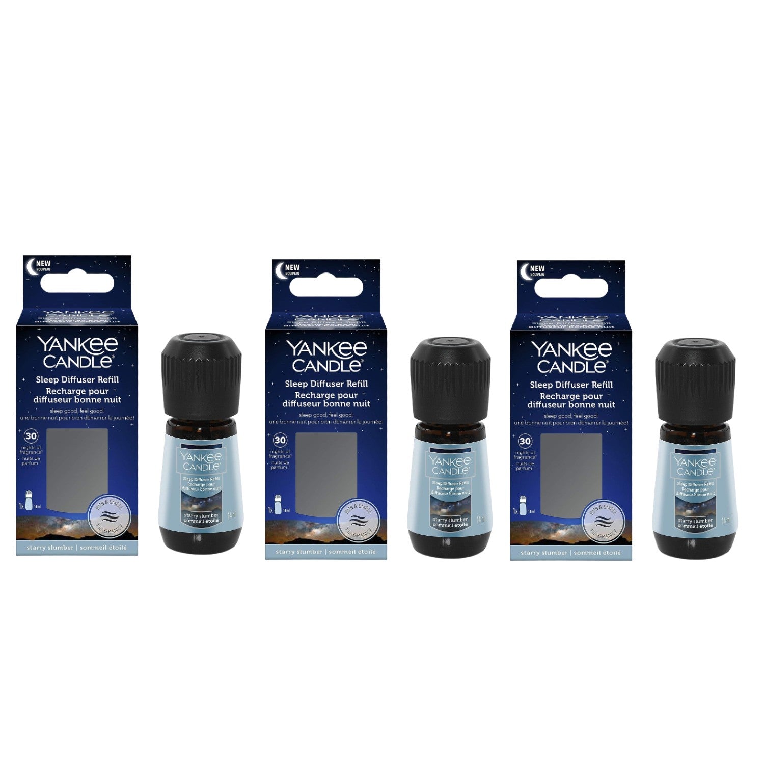 Yankee Candle Sleep Diffuser Refill Starry Slumber Pack Of 3 yankee-candle-sleep-diffuser-refill-starry-slumber-pack-of-3
